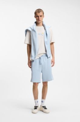 Camiseta de punto de algod&oacute;n con ilustraci&oacute;n estampada en la espalda, Blanco