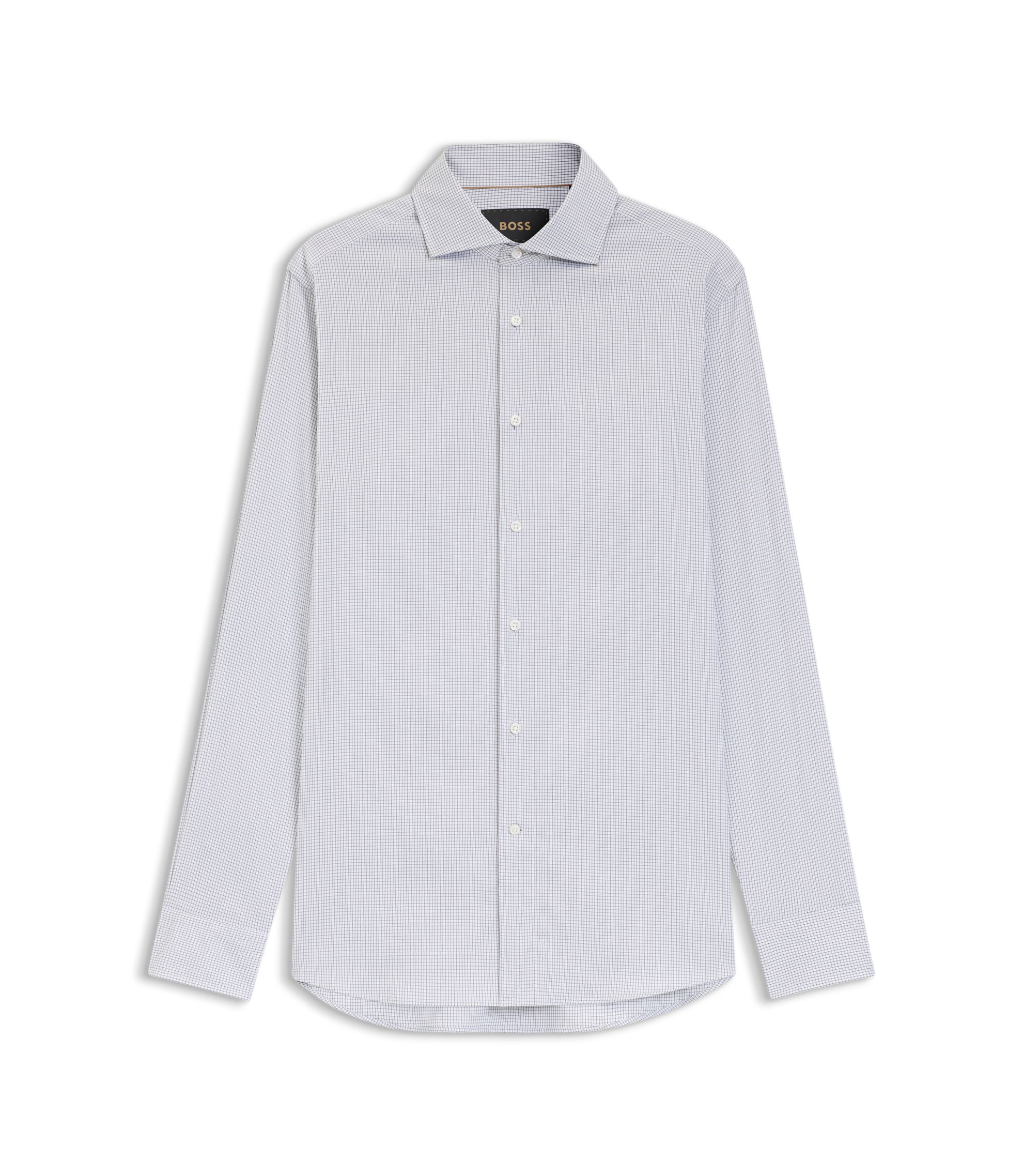 boss mens dress shirts Hugo Men's Roan Slim Fit Long Sleeve Button Down Shirt, Black this BOSS Menswear shirt is cut in an Italian Hugo Boss Mens Dress Shirt