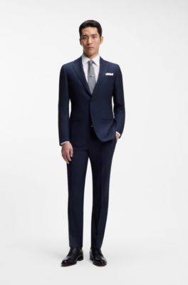 Camisa regular fit en algod&oacute;n y seda italianos, Blanco