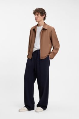 BOSS BY BECKHAM T-shirt in cotton and silk, White