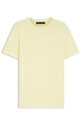T-shirt BOSS BY BECKHAM en coton et soie, Beige
