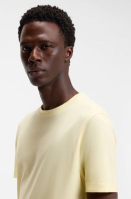 BOSS BY BECKHAM T-shirt in cotton and silk, Beige