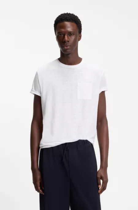 BOSS BY BECKHAM T-shirt in linen