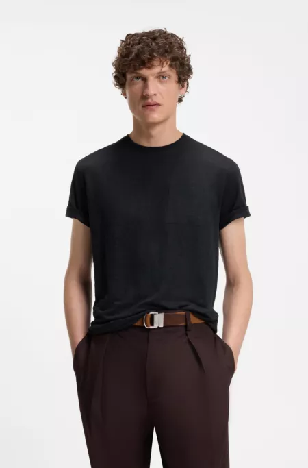 BOSS BY BECKHAM T-shirt in linen