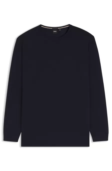 Regular-fit sweater in virgin wool