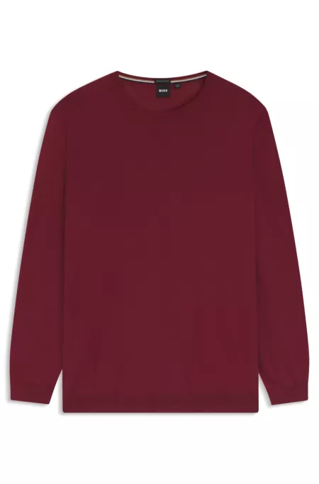 Regular-fit sweater in virgin wool