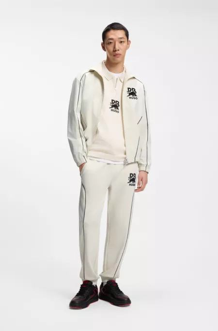 HUGO x RB zipper-up jacket with bull motif