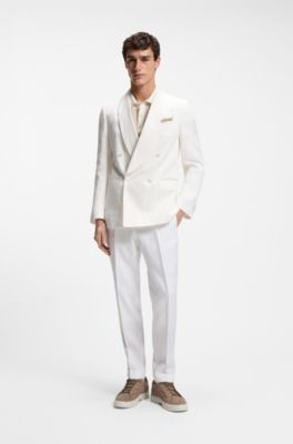 Gary trainers with woven suede uppers, Khaki