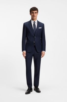 Chemise Slim Fit en popeline de coton facile &agrave; repasser, Blanc
