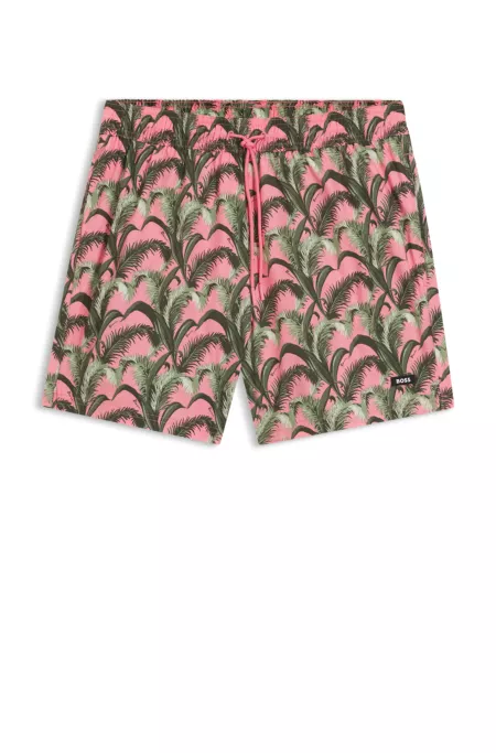 Swim shorts with all-over print