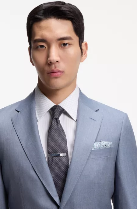 Hand-made pocket square in silk