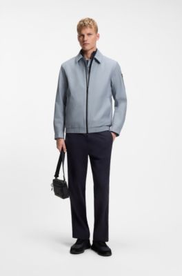 Water-repellent jacket in stretch material, Dark Grey