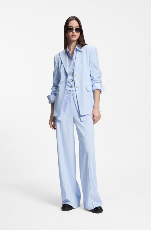Regular-fit blazer with gold-tone buttons - image 2