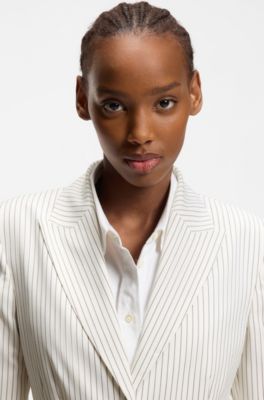 Blazer Regular Fit avec rayures tennis, Fantaisie