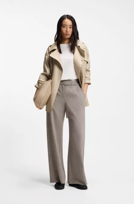 Slim-fit T-shirt in cotton, modal and silk