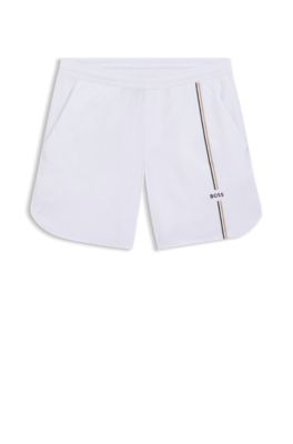 Active Tennis Shorts in Innovative NOVA Fabric, White