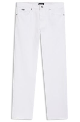 Delaware slim-fit jeans in super-soft denim, White
