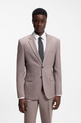 Silk-blend tie with jacquard pattern, Black