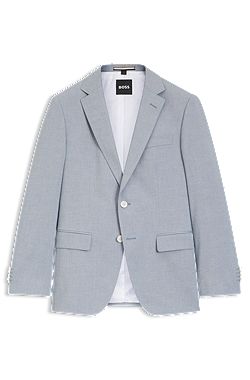 Veste Slim Fit en chiffon à motif