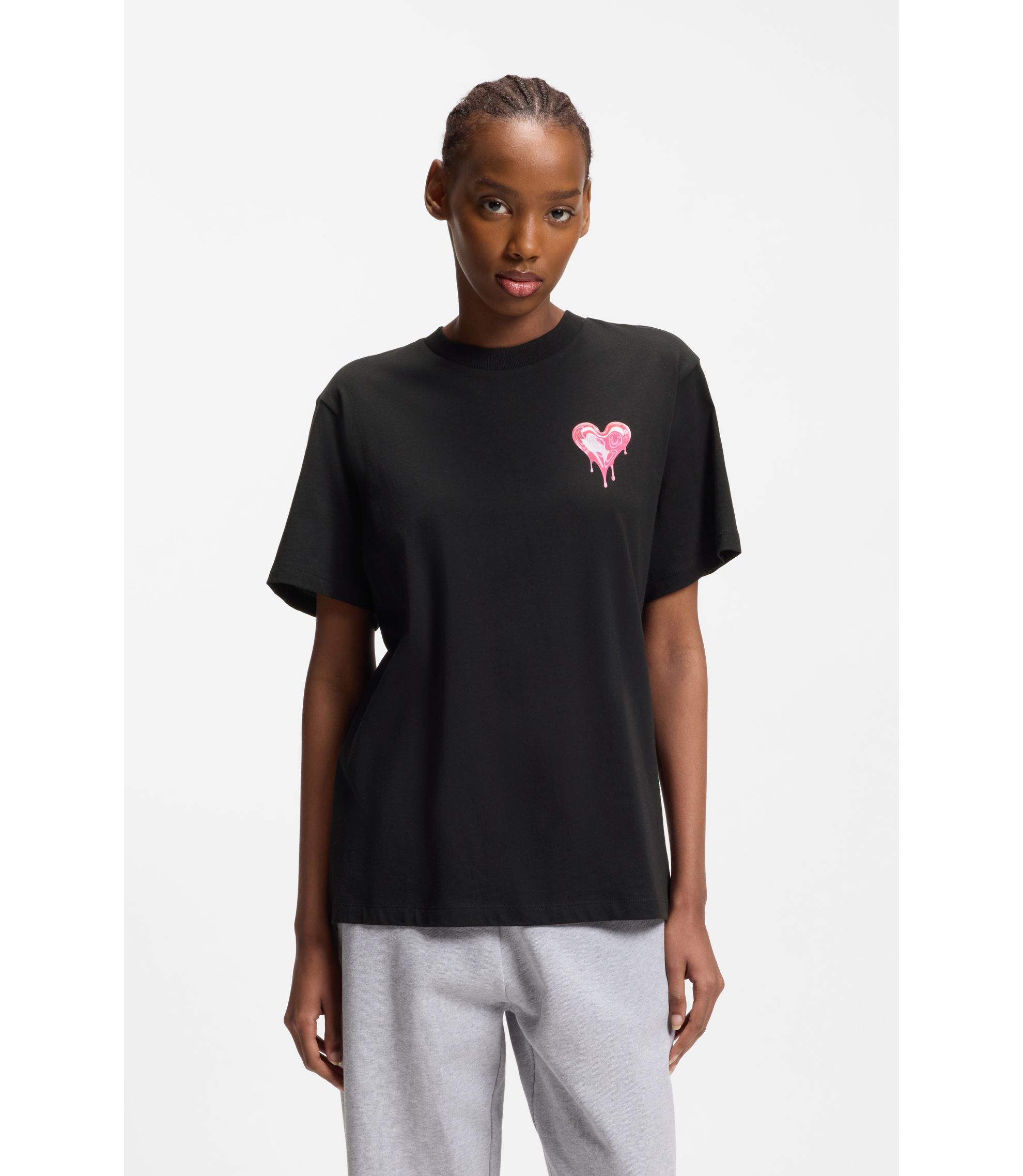 Only – Pacco Da 2 T-Shirt Donna – Reg S/S Heart Top Box Jrs – Stile Danese