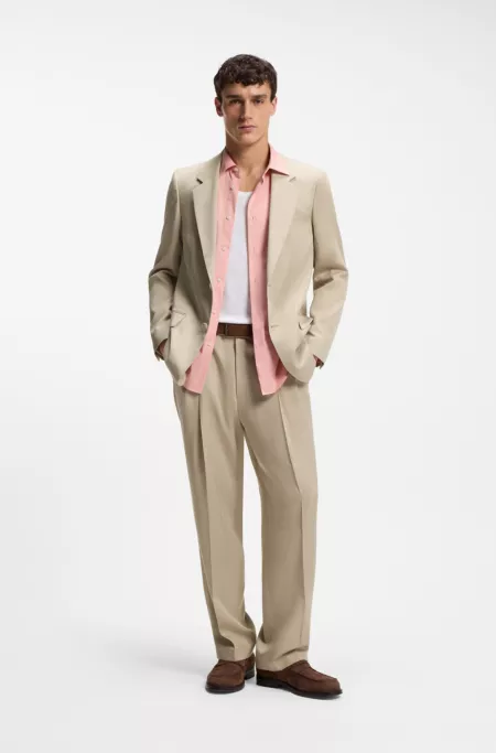 Relaxed-fit jacket in twill