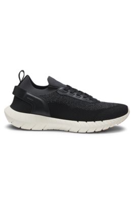 Baskets BOSS-MOTION avec semelle ext&eacute;rieure r&eacute;active en MOTION FOAM, Gris sombre