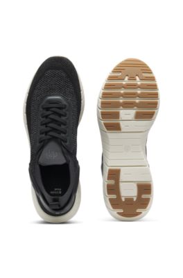 Baskets BOSS-MOTION avec semelle ext&eacute;rieure r&eacute;active en MOTION FOAM, Gris sombre