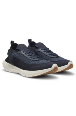 Baskets BOSS-MOTION avec semelle ext&eacute;rieure r&eacute;active en MOTION FOAM, bleu clair