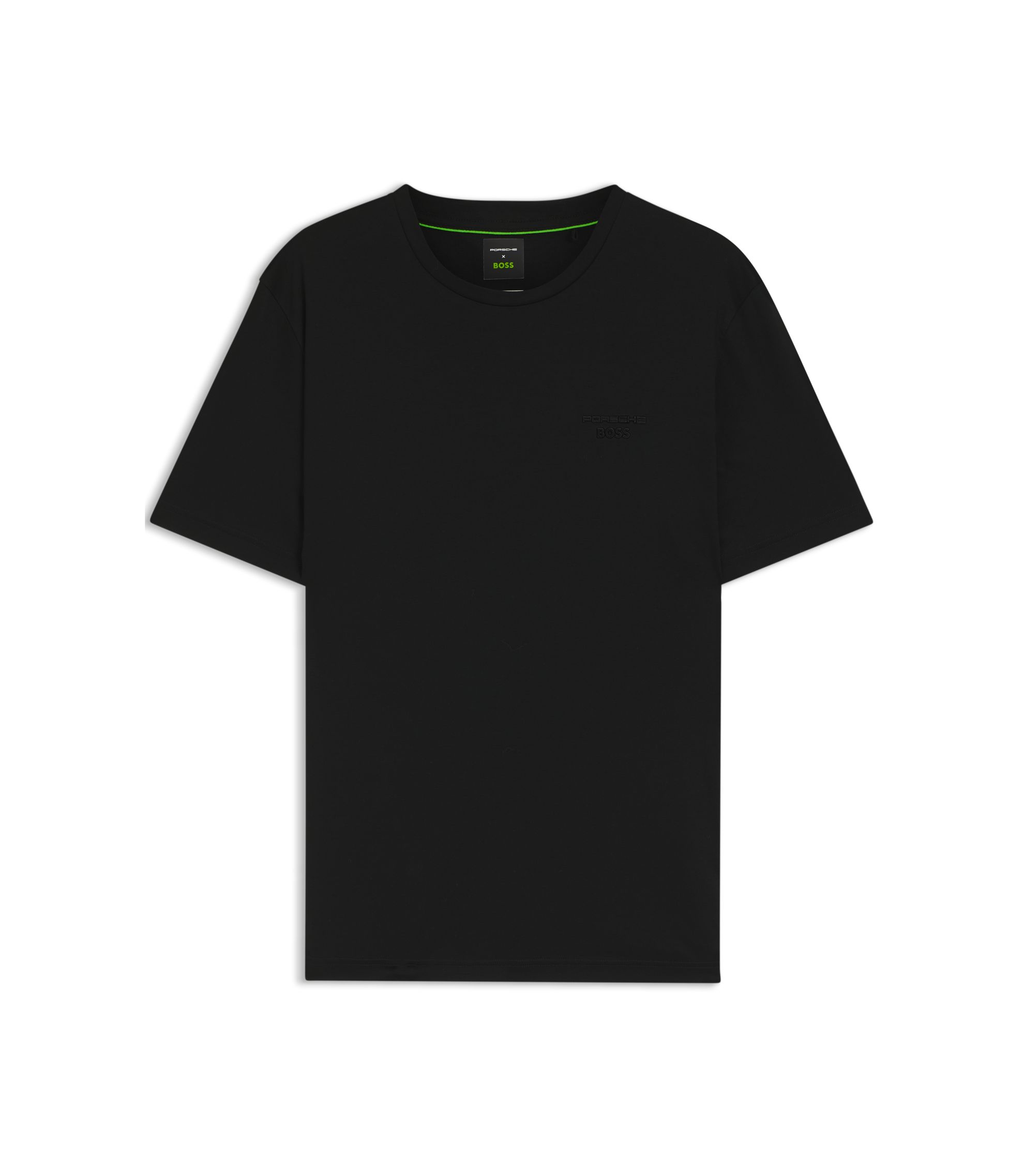 BOSS - Porsche x BOSS mercerized-cotton T-shirt with reflective