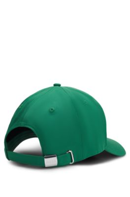 Gorra en sarga brillante con logo e insignia de bandera nacional, Mexico