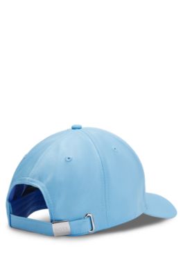 Gorra en sarga brillante con logo e insignia de bandera nacional, Argentina