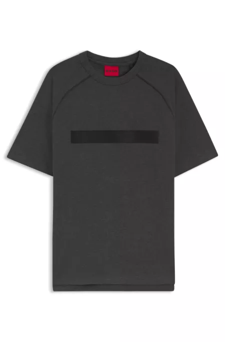 Relaxed-fit cotton jersey T-shirt with wide-set logo