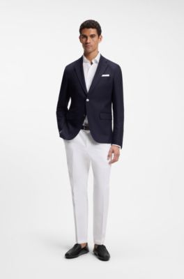 Leather moccasins with woven vamp, Black