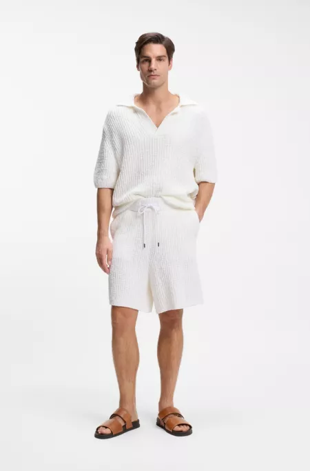 Leather slides with riptape strap