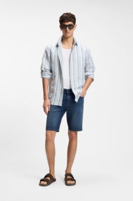 Chanclas de dos tiras con hebillas de la marca, Marr&oacute;n oscuro