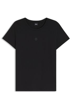 Mercerised-cotton T-shirt in a regular fit