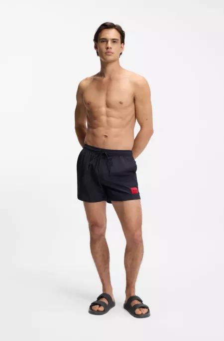 Monogram sandals with riptape straps