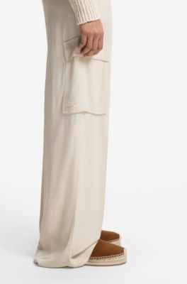 Suede espadrilles with jute midsole, Brown