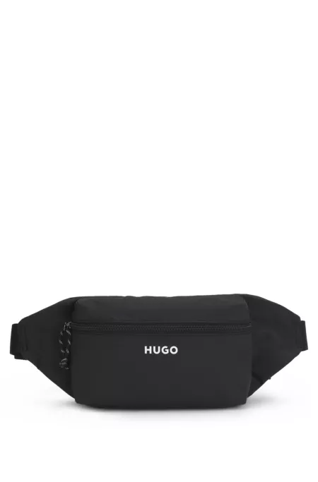 Belt bag with contrast logo detail
