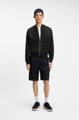 Deportivas con bloques de color y detalles de logo, Negro