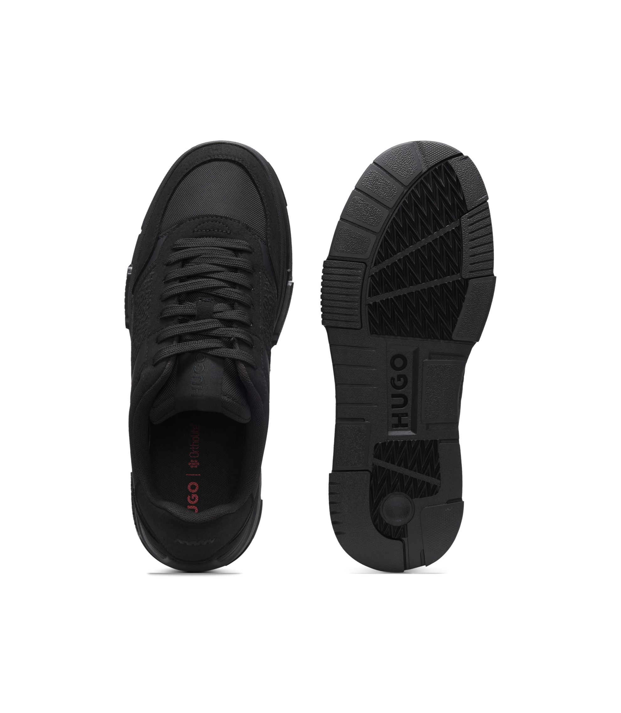Hugo Boss Men’s Black Leather Lace up Shoe, Sz 9, Heel 1” Amazon.com | HUGO by Hugo Boss Men main image 3