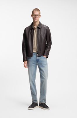 Deportivas de ca&ntilde;a baja con efecto granulado y tejido, Marr&oacute;n oscuro