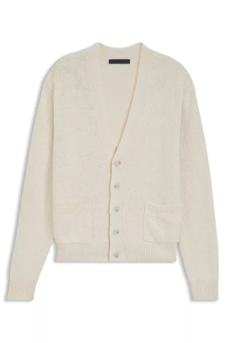BOSS BY BECKHAM cardigan in a cotton blend
