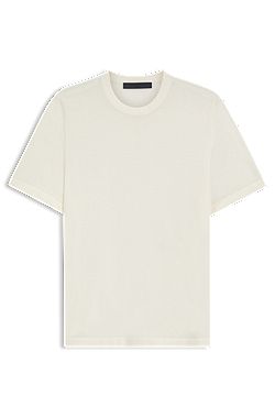 BOSS BY BECKHAM T-shirt en maille de laine vierge