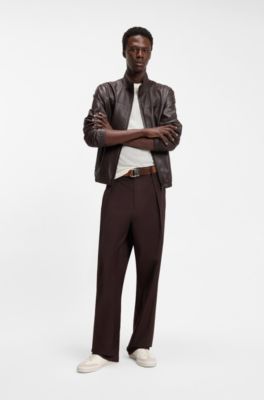 BOSS BY BECKHAM sweater in virgin wool, White