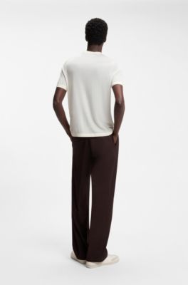 BOSS BY BECKHAM sweater in virgin wool, White