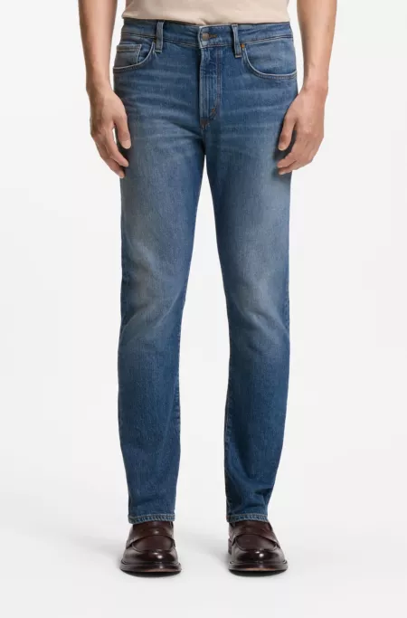 Slim-fit jeans in soft stretch denim
