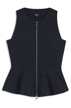 Gilet Slim avec basque