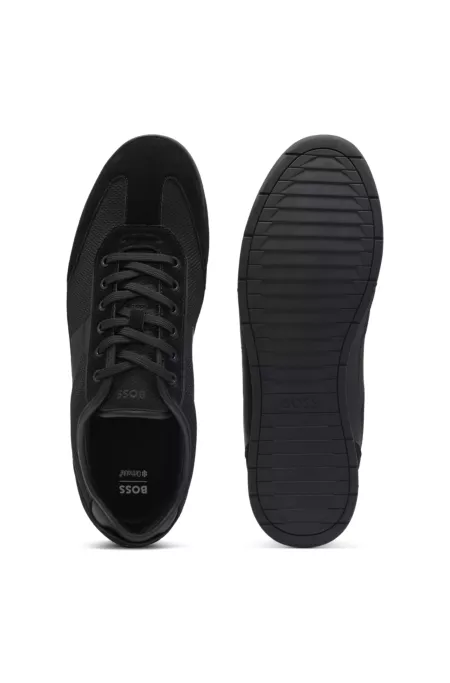 Trainers with mesh detailing