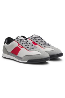 Trainers with mesh detailing, Grey